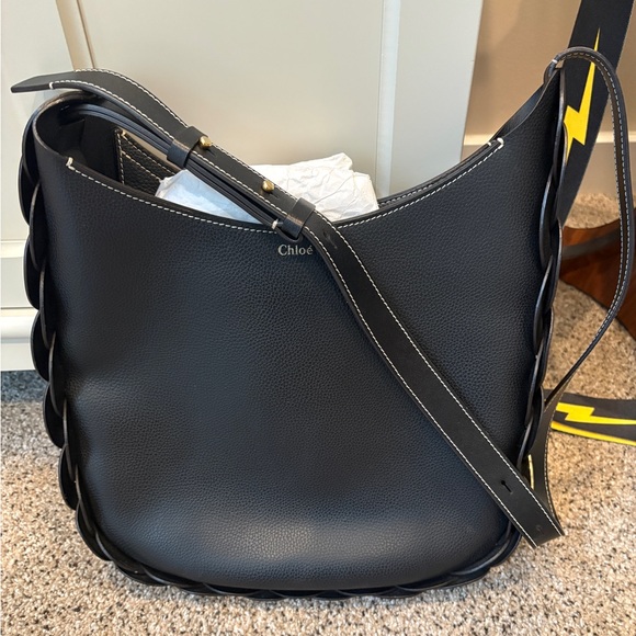 Chloe Handbags - Chloe Black Leather Hobo Bag